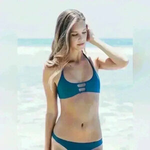 Midori Bikinis Women's Mau Loa Top (Napali)  Sz M $64